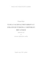 Uloga nacionalnih parkova u strategiji turizma u Republici Hrvatskoj