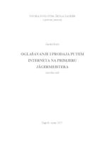 OGLAŠAVANJE I PRODAJA PUTEM INTERNETA NA PRIMJERU JÄGERMEISTERA