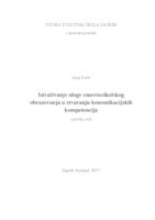ISTRAŽIVANJE ULOGE OSNOVNOŠKOLSKOG OBRAZOVANJA U STVARANJU KOMUNIKACIJSKIH KOMPETENCIJA
