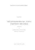 VIZUALNE KOMUNIKACIJE – ULIČNA UMJETNOST U HRVATSKOJ