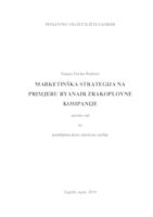 MARKETINŠKA STRATEGIJA NA PRIMJERU RYANAIR ZRAKOPLOVNE KOMPANIJE