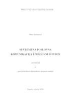 SUVREMENA POSLOVNA KOMUNIKACIJA I POSLOVNI BONTON