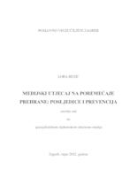 Medijski utjecaj na poremećaje prehrane: posljedice i prevencija