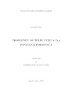 Promjene u obitelji i utjecaj na ponašanje potrošača