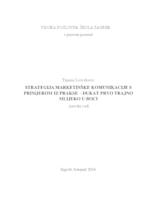 STRATEGIJA MARKETINŠKE KOMUNIKACIJE S PRIMJEROM IZ PRAKSE – DUKAT PRVO TRAJNO MLIJEKO U BOCI