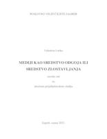 Mediji kao sredstvo odgoja ili sredstvo zlostavljanja