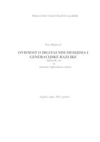 prikaz prve stranice dokumenta Ovisnost o digitalnim medijima i generacijske razlike