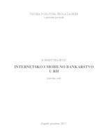 prikaz prve stranice dokumenta INTERNETSKO I MOBILNO BANKARSTVO U RH