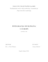 prikaz prve stranice dokumenta INTEGRACIJA MUSLIMANA U EUROPI  