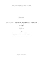 prikaz prve stranice dokumenta Genetski modificirani organizmi (GMO)
